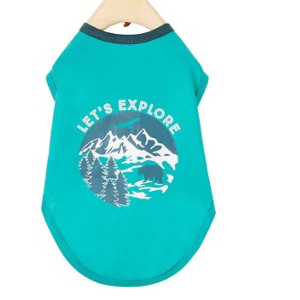 Let's Explore Dog & Cat T-Shirt Smsll NWT